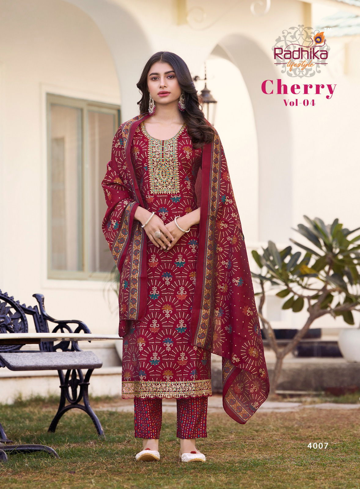 Cherry Vol 4 By Radhika Modal Printed Kurti With Bottom Dupatta Orders In India